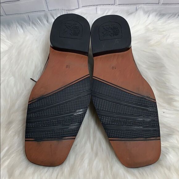 Stacy‎ Adams Cognac Leather Square Toe Oxford Sz 10 main image 4